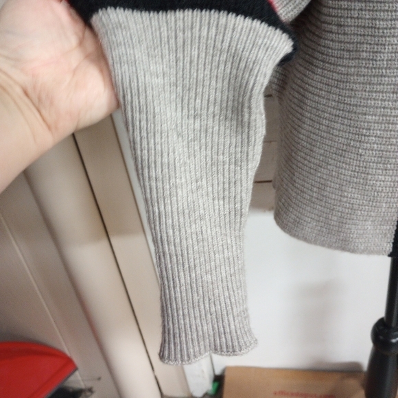 Stylewe NWT Color Block Boat Neck Dolman Batwing Sleeve Sweater Size Medium - Picture 3 of 12